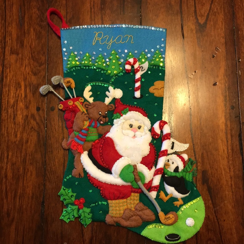 Sequins 16” Christmas Stocking🎄🎅🏻